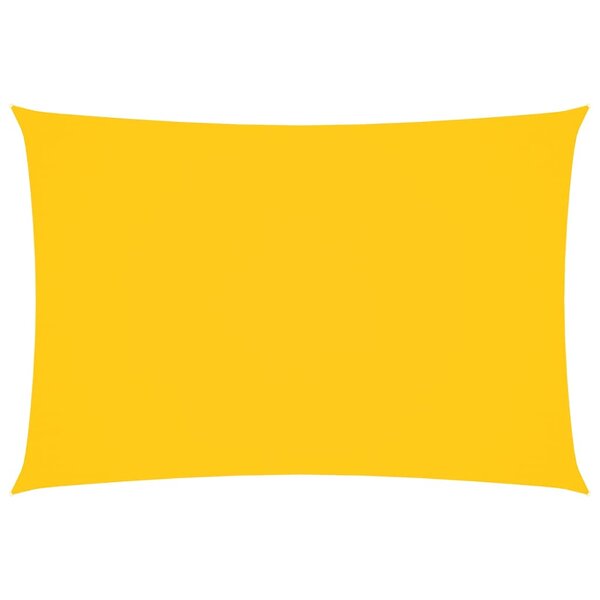 vidaXL Voile de parasol tissu oxford rectangulaire 3x5 m jaune