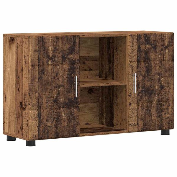 vidaXL Buffet Bois ancien 88 5 x 30 5 x 55 5 cm Bois d'ingénierie