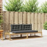 vidaXL Ensemble de canapés d'extérieur Blanc 230 5 x 83 x 73 cm