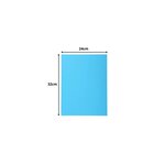 Paquet 100 chemises Foldyne 180 Bleu foncé EXACOMPTA