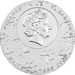 Pièce de monnaie en Argent 5 Dollars g 93.3 (3 oz) Millésime 2022 Winter Hunters WHITE TIGER