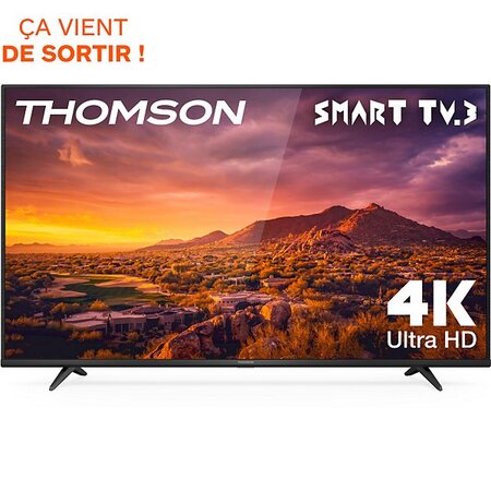 Thomson g63 series 50ug6300 tv 127 cm (50") 4k ultra hd smart tv wifi noir