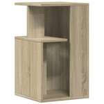 vidaXL Table d'appoint chêne sonoma 35x35x60 cm bois d'ingénierie