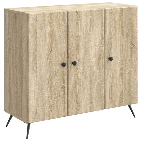 vidaXL Buffet Chêne Sonoma 89 x 34 5 x 80 cm Bois d'ingénierie