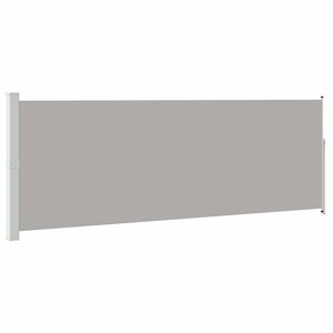 vidaXL Auvent latéral rétractable 160 x 500 cm Gris