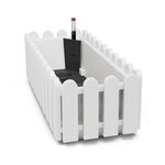 Jardiniere Landhaus Aqua Comfort 50 cm x 20 cm x 16 cm - Blanc