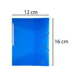 Chemise 3 Rabat élast. PP 12x16 Chroma ass. EXACOMPTA