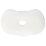 vidaXL Coussin pour le cou Blanc 53 x 35 x 11 cm Polyester
