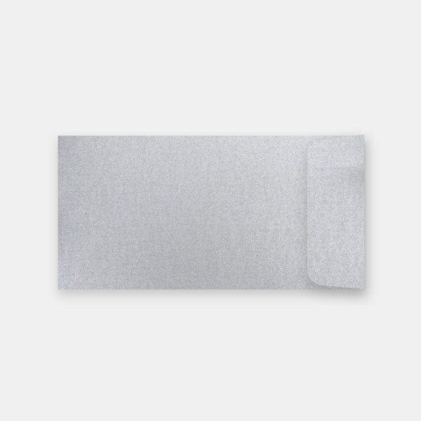 Lot de 50 pochettes 115x225 mm metallisee argent