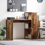 vidaXL Bureau Bois ancien 108 x 55 x 103 5 cm Bois d'ingénierie