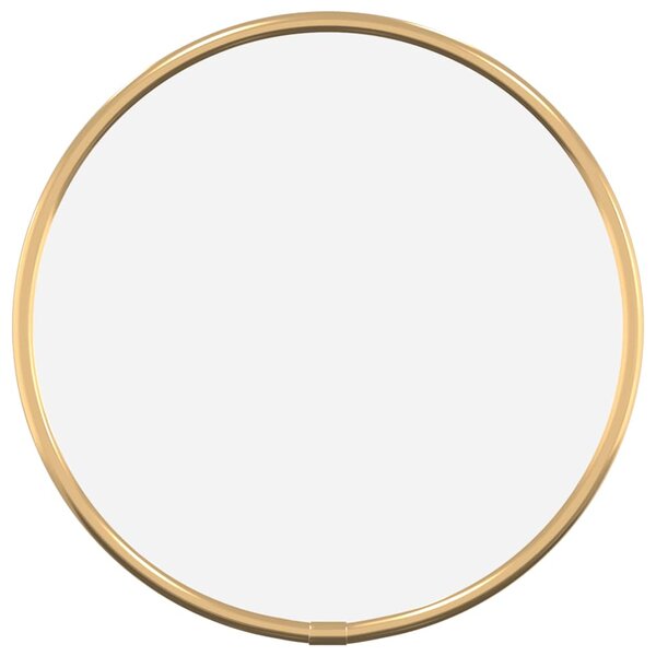 vidaXL Miroir mural Doré Ø 20 cm Rond