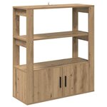 vidaXL Buffet chêne artisanal 30 x 80 x 90 cm Bois d'ingénierie
