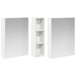 vidaXL Ensemble de Meubles de Salle de Bain 3 Pièces 120 x 14 5 x 70 cm