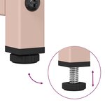 vidaXL Buffet haut rose 68x39x107 cm acier