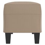 Banc banquette 100 x 35 x 41 cm synthétique beige 02_0010562