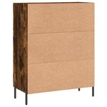 vidaXL Buffet chêne fumé 69 5x34x90 cm bois d'ingénierie