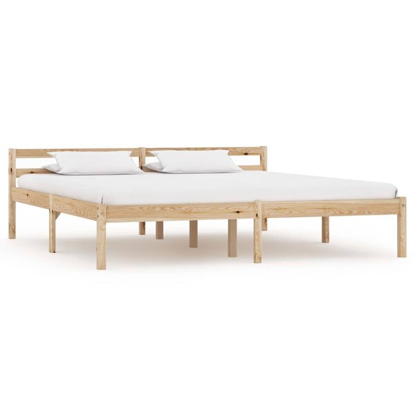 vidaXL Cadre de lit Bois de pin massif 180 x 200 cm