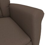 Fauteuil inclinable vidaXL Marron