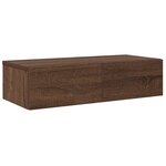 vidaXL Étagère murale avec tiroirs chêne marron bois d'ingénierie