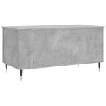 vidaXL Table basse Gris béton 90x44 5x45 cm Bois d'ingénierie