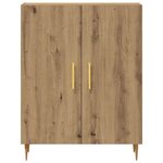 vidaXL Buffet chêne artisanal 69 5x34x90 cm bois d'ingénierie