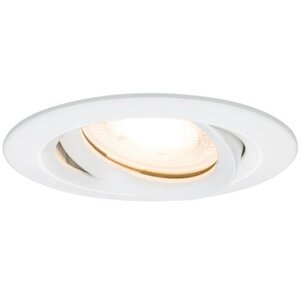 Kit spot encastré Nova blanc sans lampe orientable IP65 GU5 3 ou GU10 max 35 W