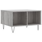 vidaXL Table basse Sonoma gris 60x50x36 5 cm Bois d'ingénierie