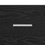 vidaXL Armoire d'évier Chêne noir 41 x 38 5 x 46 cm Bois d'ingénierie