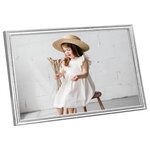 vidaXL Collage de cadres photo 3 Pièces de mur Argenté 50x70 cm MDF