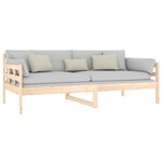 vidaXL Lit de jour Bois massif de pin 90x190 cm