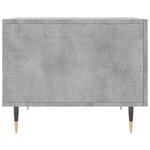 vidaXL Tables basses 2 Pièces gris béton 50x50x40 cm bois d'ingénierie