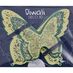 Papertree Diwali décoration 3D Papillon Anis