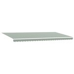 vidaXL Store Rétractable Manuel avec LED Vert et Blanc 600x350 cm