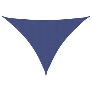 vidaXL Voile de parasol tissu oxford triangulaire 4x5x5 m bleu