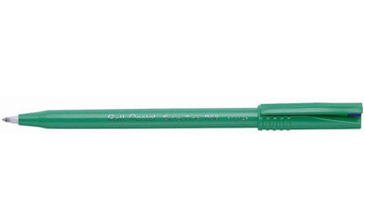 Stylo roller encre Ball Pentel R56 Pte fine Vert PENTEL - La Poste