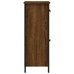 vidaXL Buffet chêne marron 70x30x80 cm bois d'ingénierie