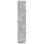 vidaXL Ensemble de Meubles 2 Pièces Gris béton Bois d'ingénierie
