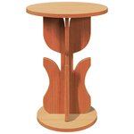 vidaXL Table d'appoint Marron cire 39.5 x 39.5 x 53.5 cm