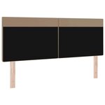 vidaXL Tête de lit Montage mural Cappuccino 160 cm PVC