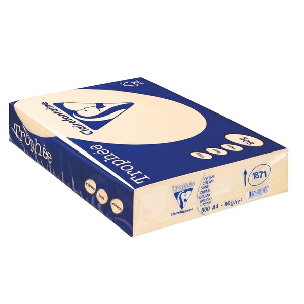 Ramette 500 Feuilles Papier 80g A4 210x297 Mm Certifié FSC Assorti Intense Trophee