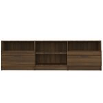 vidaXL Meuble TV Chêne marron 150x33 5x45 cm Bois d'ingénierie