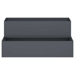 vidaXL Cache-pot de jardin Anthracite 100 x 60 x 45 cm