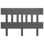 vidaXL Tête de lit Gris 163 5x3x81 cm Bois massif de pin