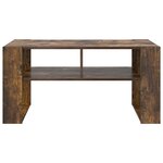 vidaXL Table basse Chêne fumé 92 x 49 5 x 45 cm Bois d'ingénierie