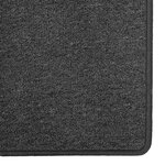 vidaXL Tapis Couloir Gris foncé 100 x 100 cm 100 Polypropylène