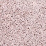 vidaXL Tapis d'escalier 15 pièces 65 x 21 x 4 cm Rose clair Demi-rond Grand