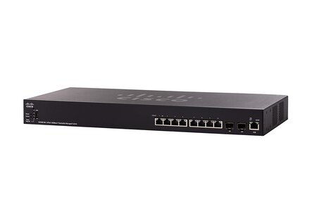 Cisco sx350x-08-k9-eu 8 port 10gbase-t stackable managed switch