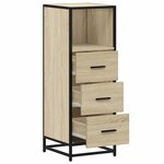 vidaXL Armoire de salle de bain chêne sonoma 35x37 5x100 cm