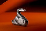 Pièce de monnaie en Argent 1000 Togrog g 31.1 (1 oz) Millésime 2025 Shaped Lunar Year NIMBLE SNAKE