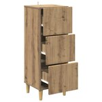 vidaXL Armoire à tiroirs 33 x 34 5 x 90 cm Bois d'ingénierie